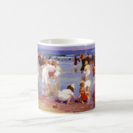 Glückliche Tage am Strand (von E.H. Potthast) Kaffeetasse