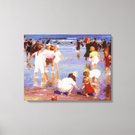 Glückliche Tage am Strand (von E.H. Potthast) Leinwanddruck
