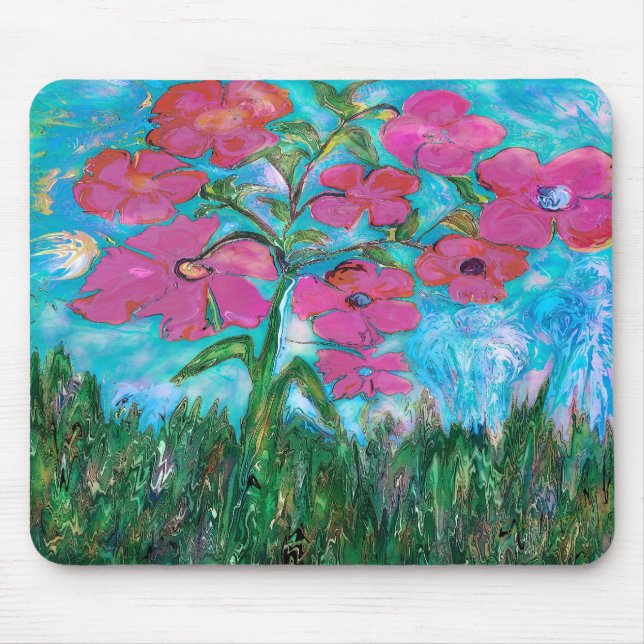 Glückliche Tagesmausunterlage Mousepad (Vorne)