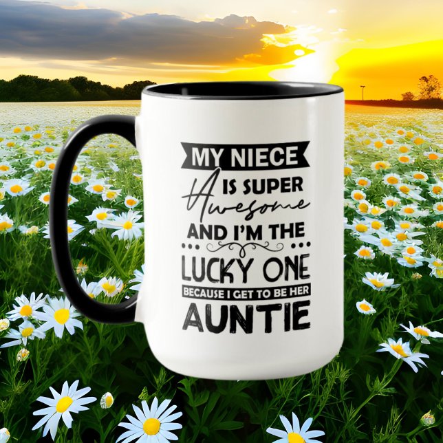 Glückliche Tante Niece Worart Tasse (Von Creator hochgeladen)