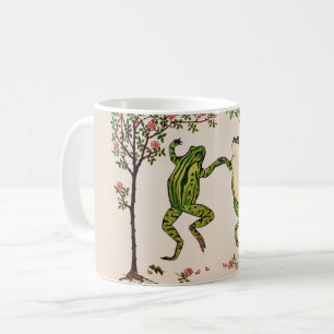 Glückliche Tanzfrösche-Tasse Kaffeetasse