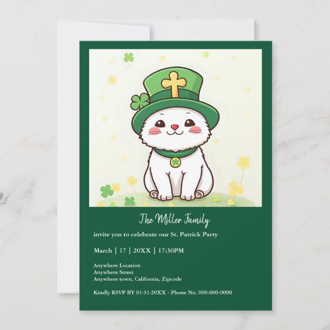 Glückliche Tiere in Tarnung - St. Patrick's Day Fu (Vorderseite)