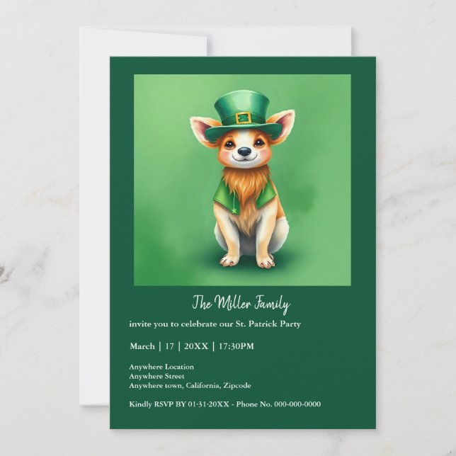 Glückliche Tiere in Tarnung - St. Patrick's Day Fu (Vorderseite)