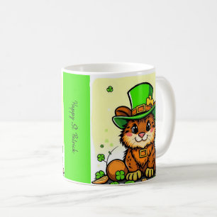 Glückliche Tiere in Tarnung - St. Patrick's Day Fu Kaffeetasse