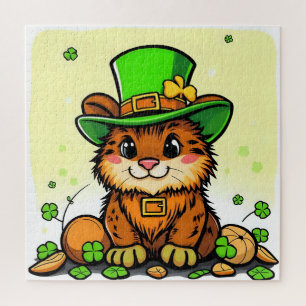 Glückliche Tiere in Tarnung - St. Patrick's Day Fu Puzzle