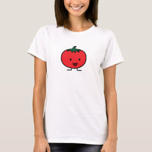 Glückliche Tomate-rote Gemüsefrucht T-Shirt