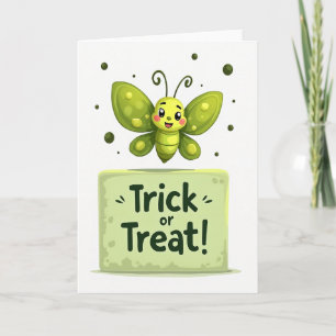 Glückliche Trick-or-Treat-Karte Karte