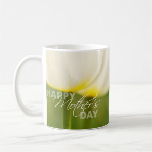 Glückliche Tulpen der Mutter Tages Tasse