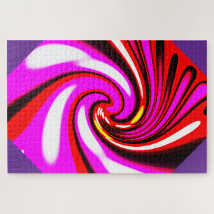 Glückliche Twist-Weihnachtsfestkunst Puzzle