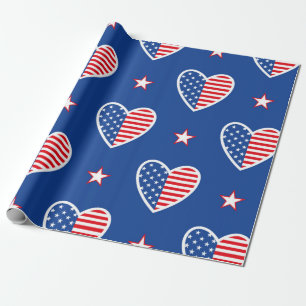 Glückliche Unabhängigkeitstag USA! 4 Geschenkpapier