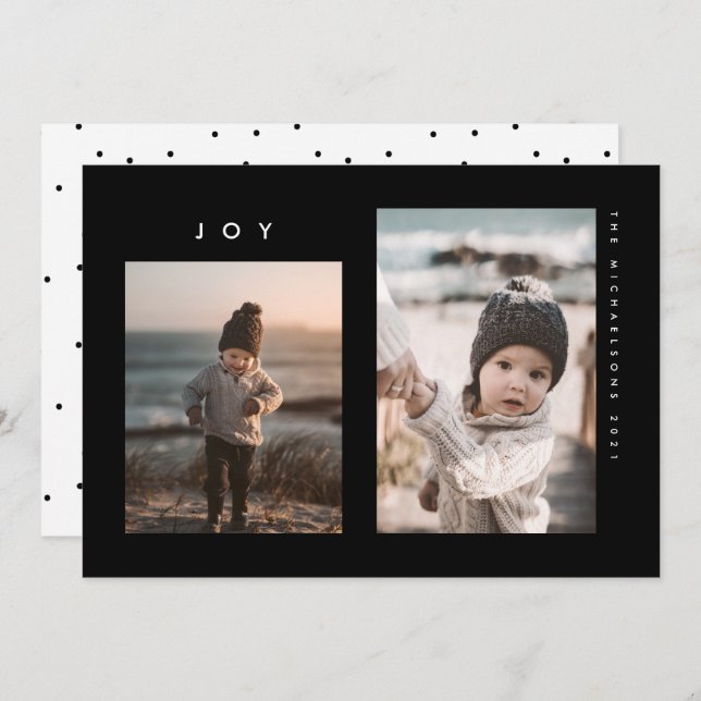 GLÜCKLICHE URLAUB Fügen Sie Ihr Foto hinzu (Vorne/Hinten)