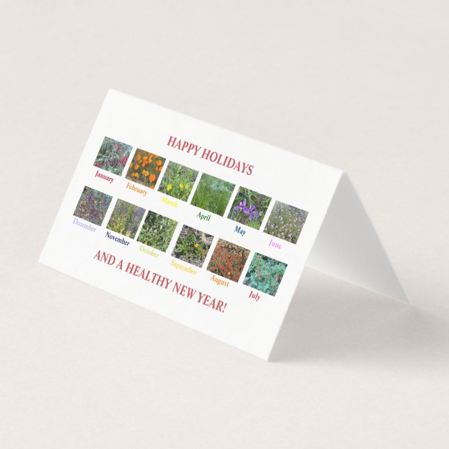 GLÜCKLICHE URLAUB UND EIN GESUNDES NEUES JAHR! (Vorderseite)