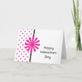 Glückliche Valentinstag Grußkarte. Feiertagskarte