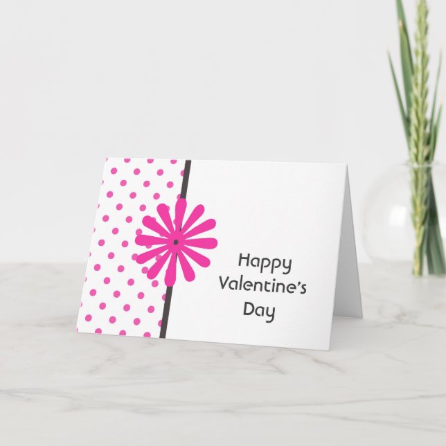 Glückliche Valentinstag Grußkarte. Feiertagskarte (Vorderseite)