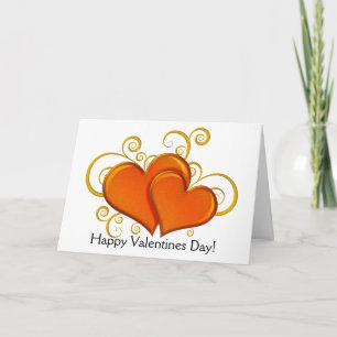 Glückliche Valentinstag Grußkarte Feiertagskarte