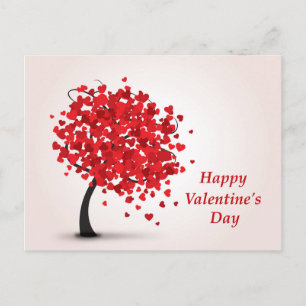 Glückliche Valentinstag-Postkarte Feiertagspostkarte