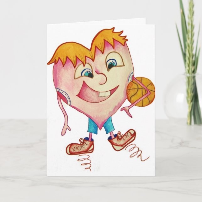 Glückliche Valentinstagkarte Feiertagskarte (Vorderseite)