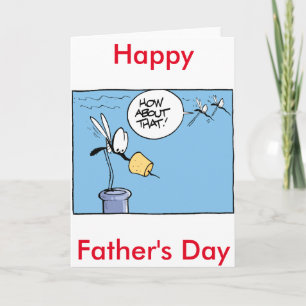 Glückliche Vatertag Weinkarte Spaß Karte