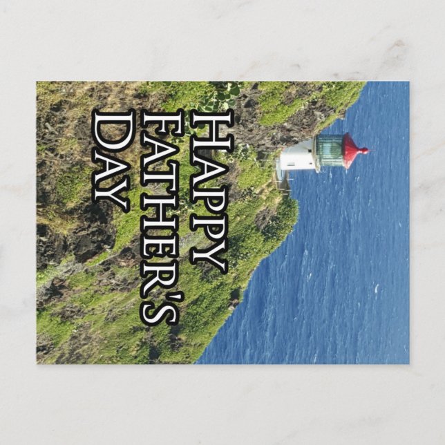 Glückliche Vatertagskarte Postkarte (Vorderseite)