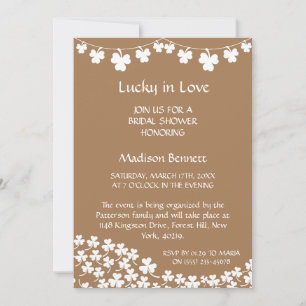 Glückliche Verliebte St. Patrick's Day BABYShower  Feiertagskarte