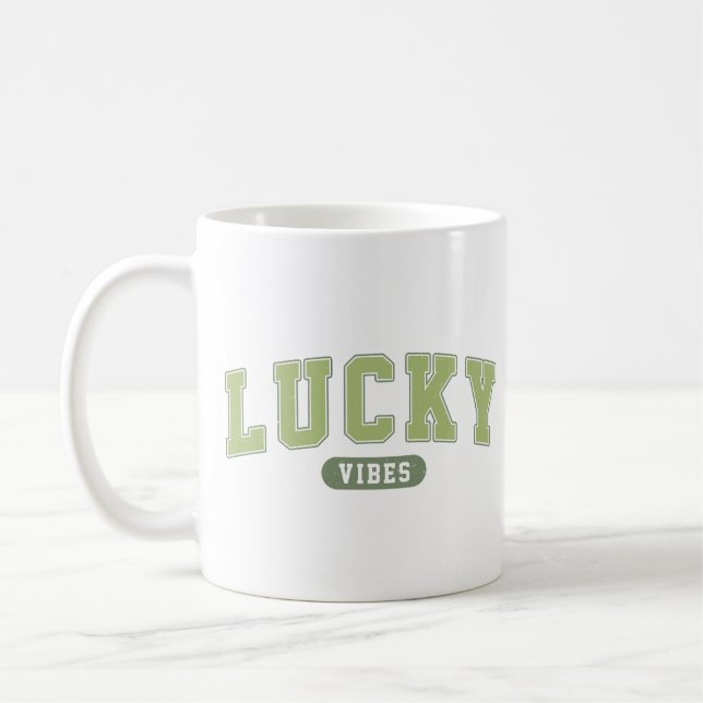 Glückliche Vibes Kaffeetasse (Links)