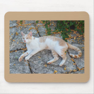 Glückliche Wakkatze Mousepad