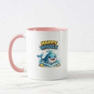 Glückliche Wal Süße Ozean Kaffeetasse