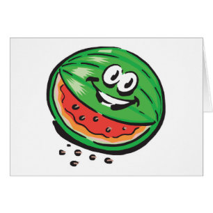 glückliche Wassermelone