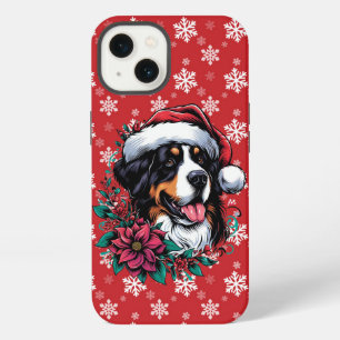 Glückliche Weihnachten Bernese Mountain Hund Weihn iPhone 13 Hülle