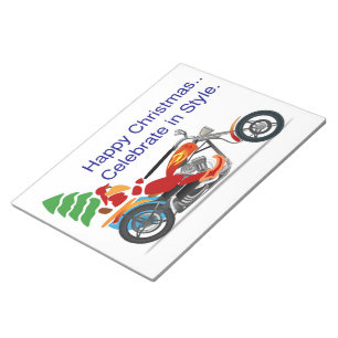 GLÜCKLICHE WEIHNACHTEN, FEIERFEIERN IM STIL NOTIZBLOCK