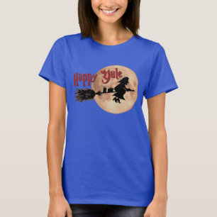 Glückliche Weihnachten-Hexe T-Shirt