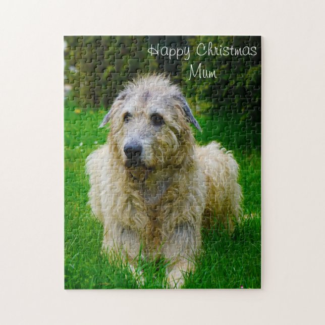 Glückliche Weihnachten-Mama. Puzzle (Vertikal)