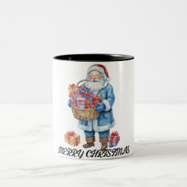 Glückliche Weihnachten Zwei-Tone-Tasse Zweifarbige Tasse