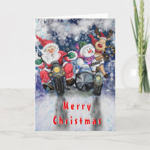 Glückliche Weihnachts-Freunde Funny Card Karte