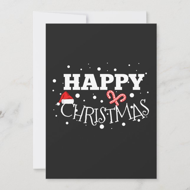 Glückliche Weihnachtsgeschenke Weihnachten Weihnac Einladung (Vorderseite)