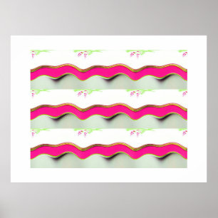 Glückliche Wellen Poster