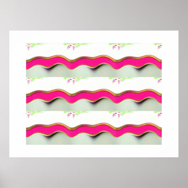 Glückliche Wellen Poster (Vorne)