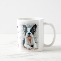 Glückliche Welpen-Tasse der französischen
