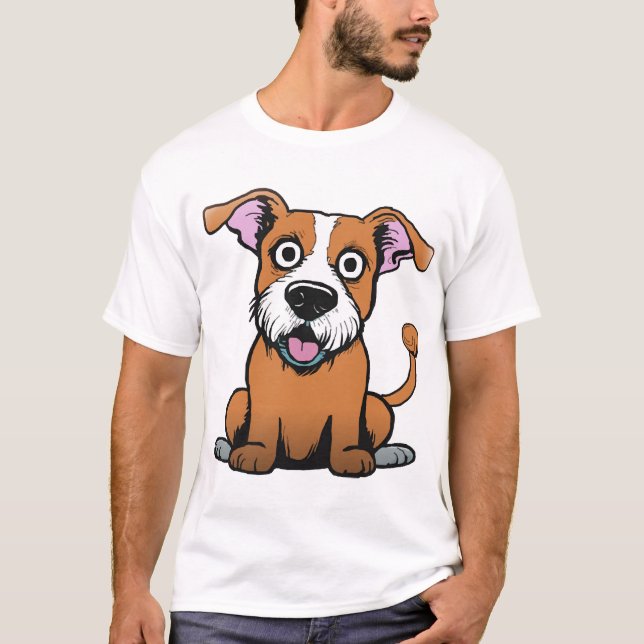 Glückliche Welpenparade T-Shirt (Vorderseite)