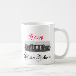 Glückliche Winter-Sonnenwende Stonehenge Tasse