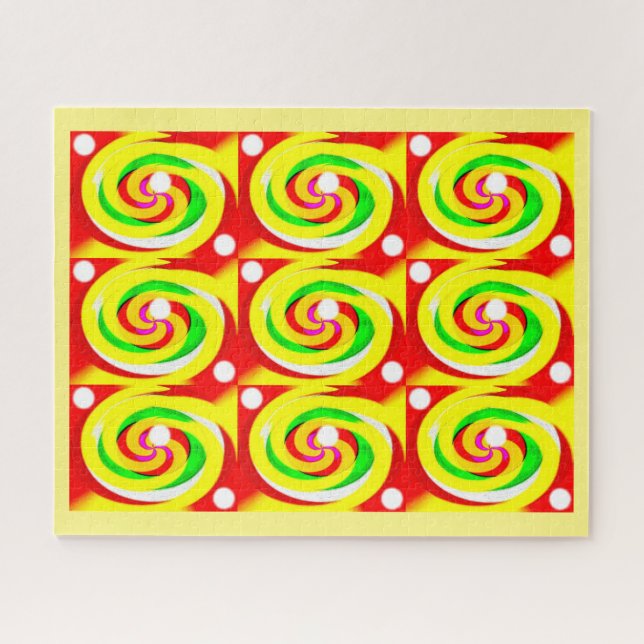 Glückliche Würfel Puzzle (Horizontal)