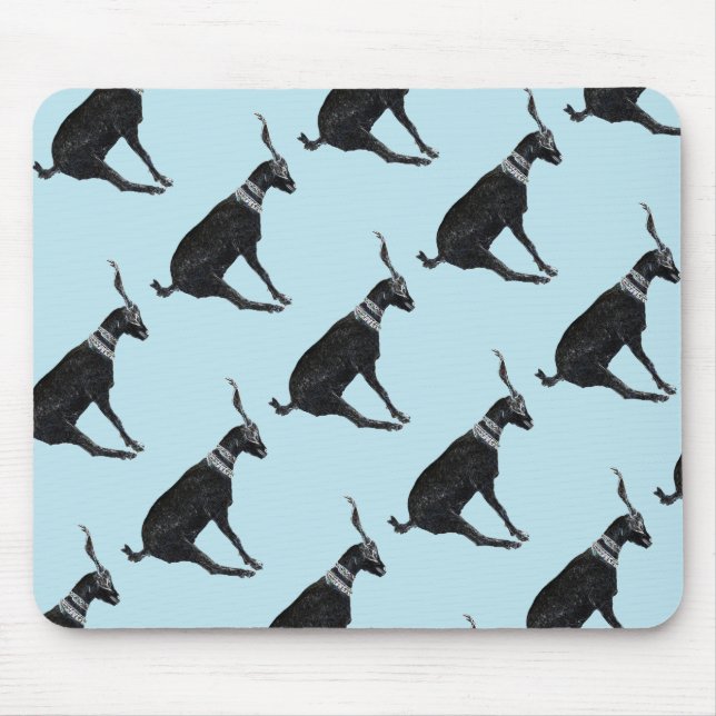 Glückliche Ziege Mousepad (Vorne)