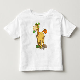 Glücklichen Cartoon-Pferdest patrick Kleinkind T-shirt