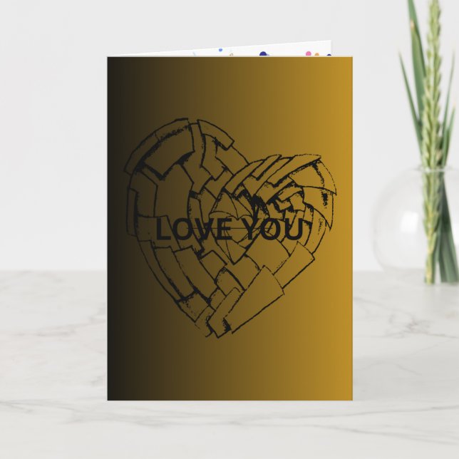 GLÜCKLICHEN MUTTERTAG KARTE (Vorderseite)