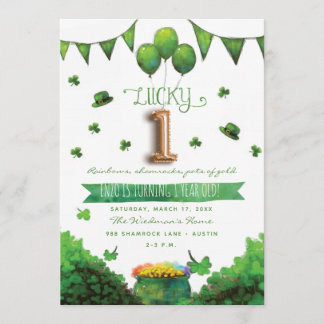 Glücklichen Patrick Tagesgeburtstags-Party Einladung
