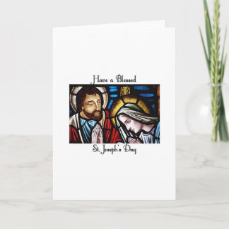 Glücklichen St Joseph Tag Karte