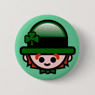 Glücklichen St Patrick Knopf Button