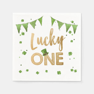 Glücklichen St Patrick Serviette