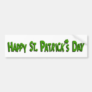 Glücklichen St Patrick Tag Autoaufkleber