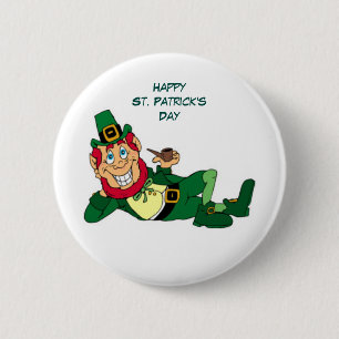 Glücklichen St Patrick Tag Button